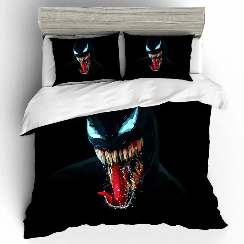 Домашний текстиль постельное белье Venom Ropa De Cama свадебный подарок Sabanas 3d комплект постельного белья королевского размера Lencol Cama Casal Cat постельное белье поплин