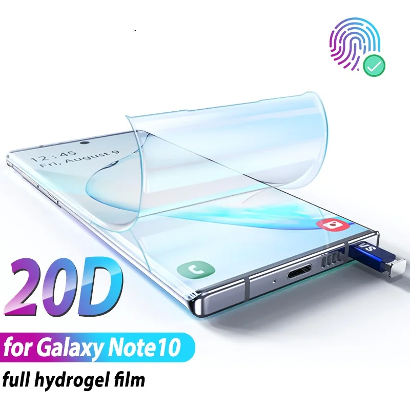 

10pcs Soft Hydrogel Film for Samsung Galaxy Note 10 Plus Screen Protector for Samsung Note10 Plus Pro Protective Film Cover
