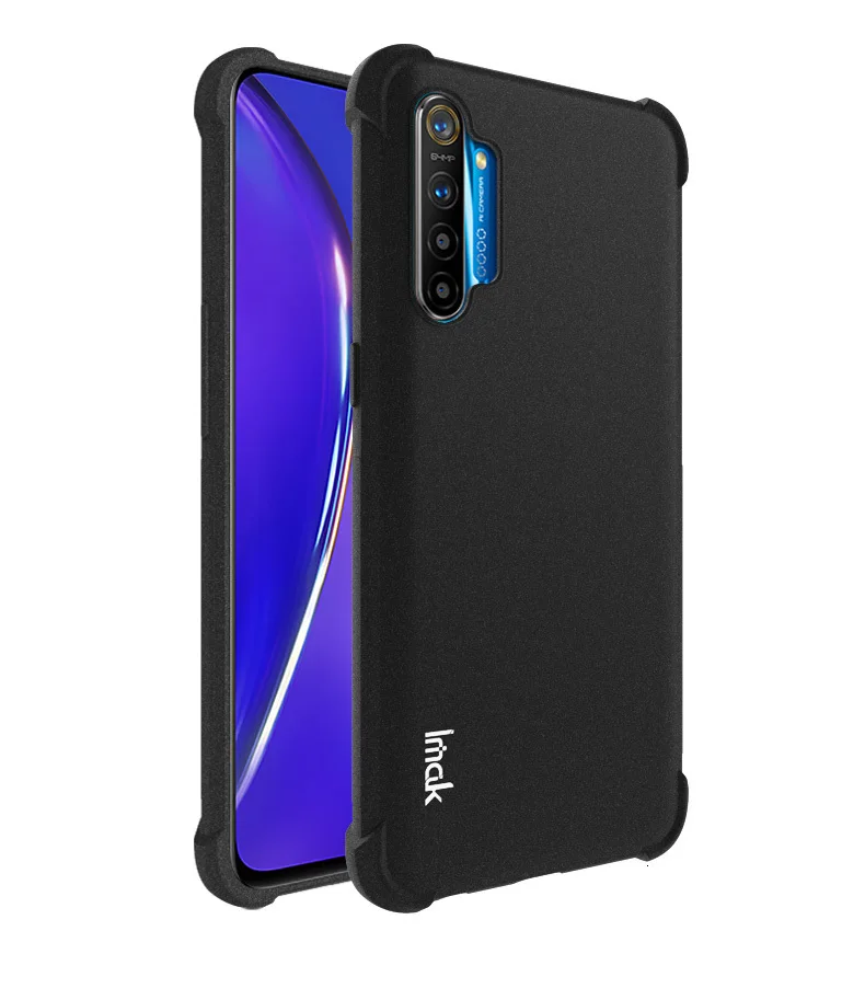 IMAK OPPO Realme XT/Realme X2 Силиконовый противоударный чехол мягкий прозрачный ТПУ чехол задняя крышка чехол для Realme XT чехол