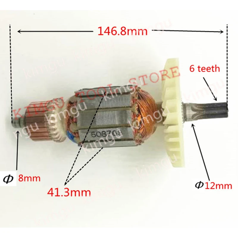 

Electric Hammer Motor Rotor for Hitachi 360768E DH30PC2 Rotor Accessories