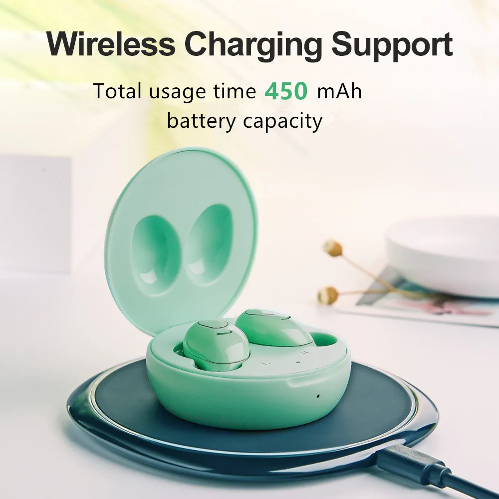 TOMKAS TWS Bluetooth 5.0 Earphone Wireless Headphones True Wireless 4D Stereo Bass Mini Earbuds Hifi Sport With Mic Charging Box (3)