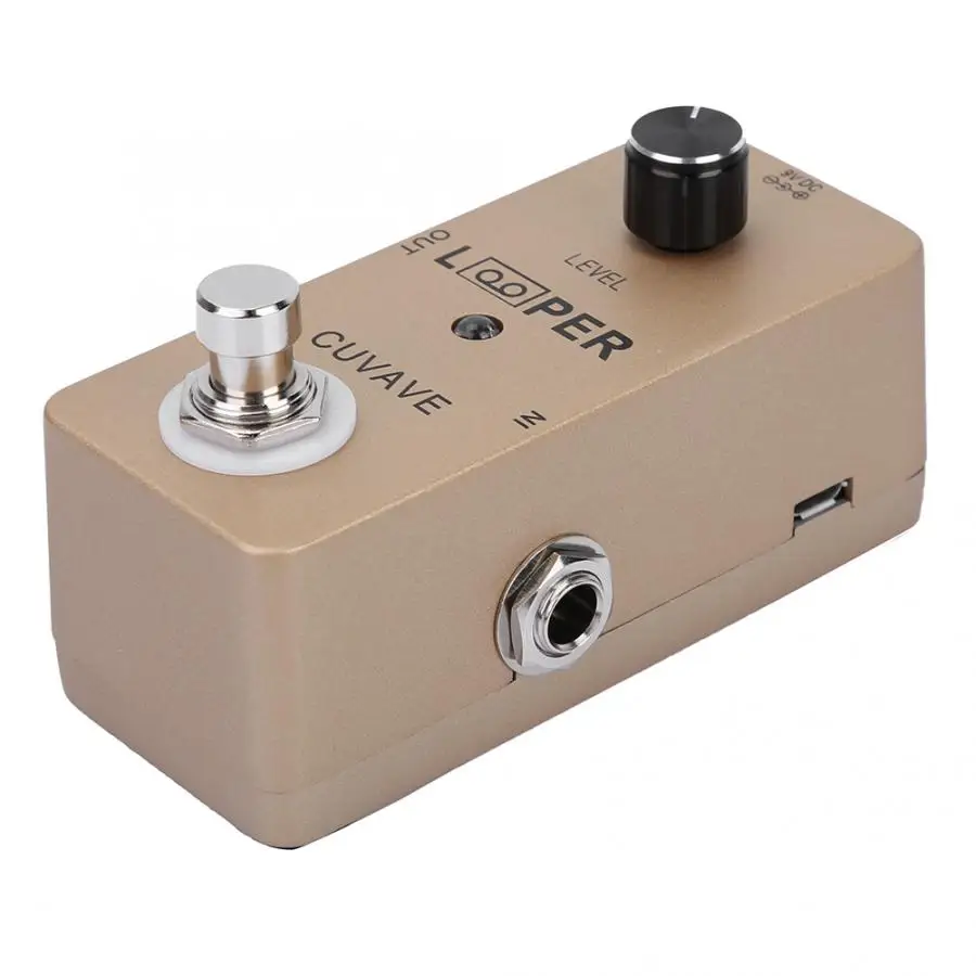 CUVAVE MINI Looper педаль для гитары с максимальным временем записи 5 минут полностью металлический корпус