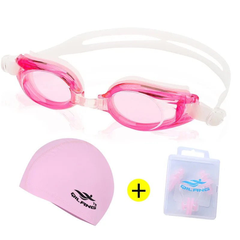 

Profession Goggles Transparent Adult for Both Men And Women Waterproof Anti-fog Comfortable Silica Gel Plain Glass Clear Swimmin