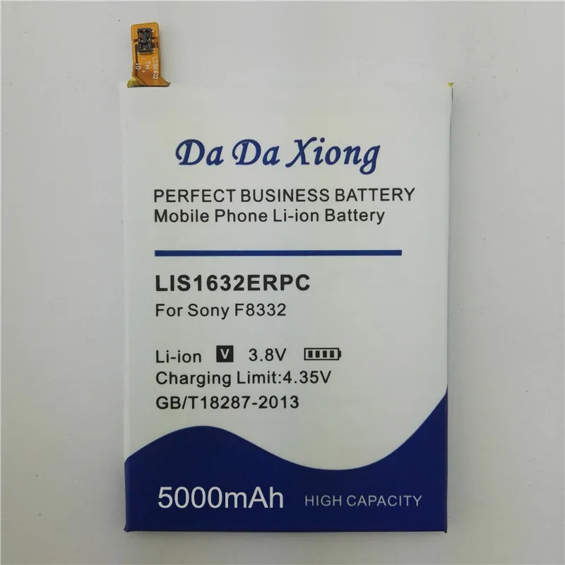 Бесплатная доставка аккумулятор LIS1632ERPC 5000 мАч для Sony Xperia XZ Dual Sim F8332 XZs F8331 сменные