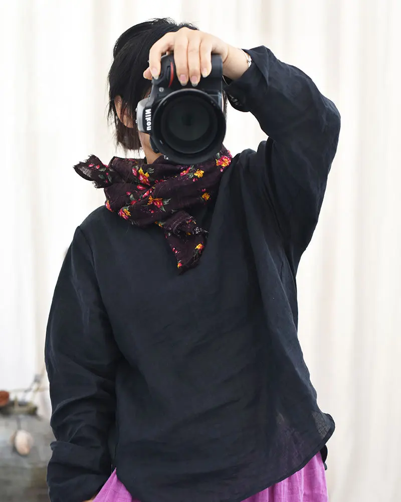 Женский шарф осенний хлопок цветной длинный лоскутный принт свободный женский винтажный шарф YoYiKamomo