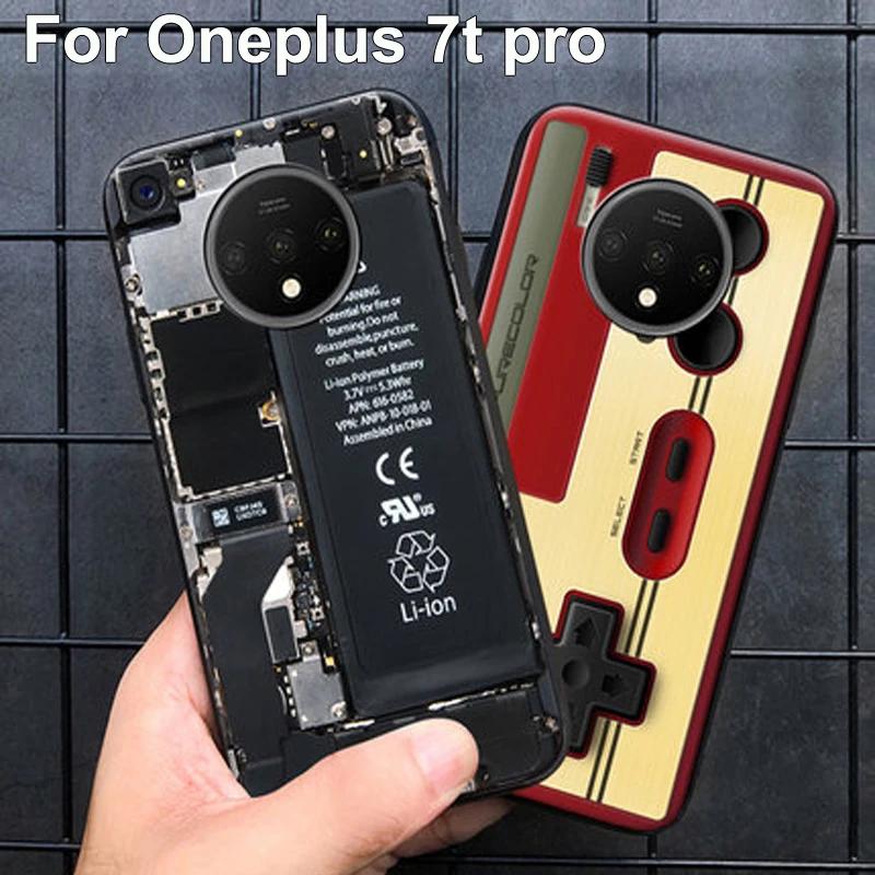 Чехол для Oneplus 7 T pro задняя крышка oneplus t Мягкий Силиконовый ТПУ чехол бампер