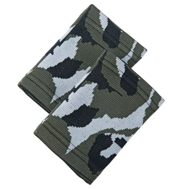 Men Camouflage Nylon Knitting Wrist Protection Band Breathable Outdoor