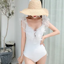 Купальник слитный купальник женский купальники женские Купальники больших размеров цельный ощущение корейский Ins It замена волос