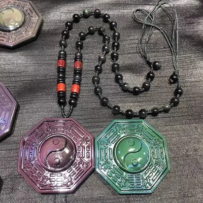 Have a necklace Натуральный хрусталь камень цветной carved резной китайский амулет - Цвет: Have a necklace