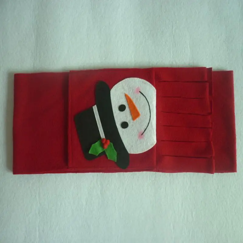 Рождественский шарф, подарок, красный ворс, снеговик, стильная зимняя шаль, 160x15 см