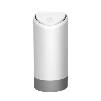 

White Car Trash Can Carry Interior Silicone Rubbish Garbage Bin Holder