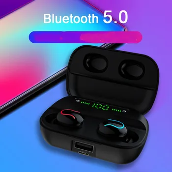 

Tws Earphones In-Ear Wireless Stereo Earbuds Sports Headset With Mic наушники bluetooth earphone