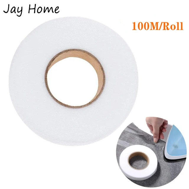 1Rolls Water Soluble Double-Side Tape Adhesive Non-woven Sewing Tape  hand-stitched temporarily fixed DIY Sewing Tools 20M - AliExpress