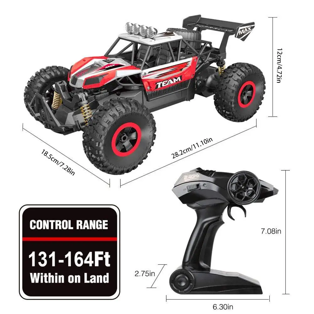 Flytec 1:16 4WD RC автомобили обновленная версия 2 4G радиоуправляемые игрушечные машинки
