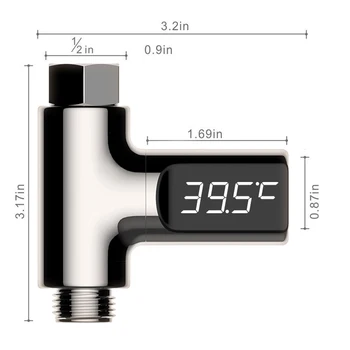 

Baby Shower Water Thermometer LED Digital Display Baby Bath Care Accurate New Newborn Shower Water Temperture Meter Monitor