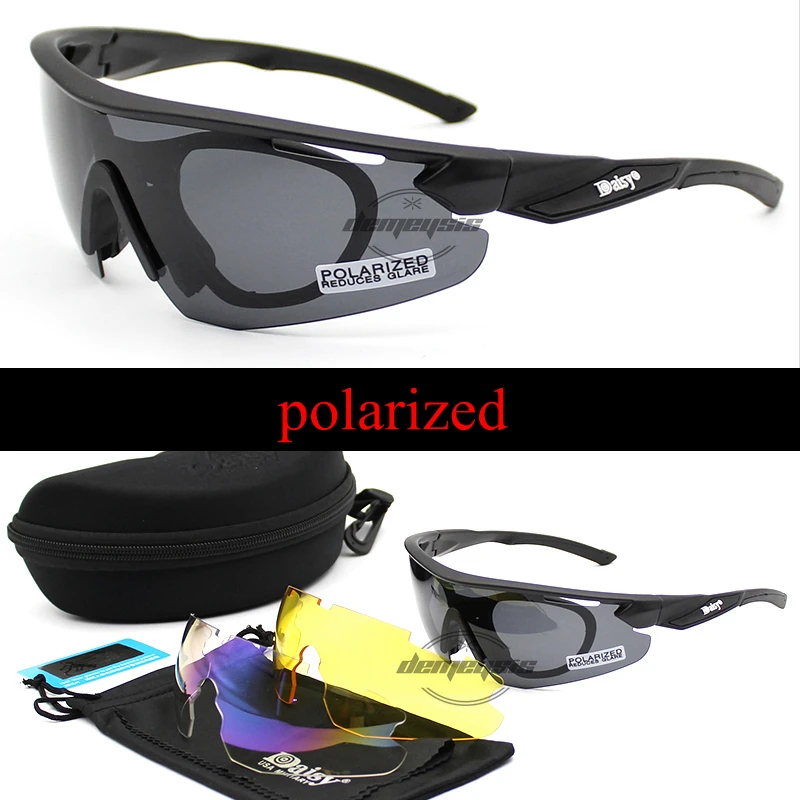 3 линзы, тактические боевые очки, поляризационные, военные, для пейнтбола, стрельбы, очки с защитой от ультрафиолета, для охоты, пеших прогулок, солнцезащитные очки