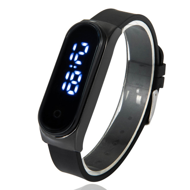 For Women Stylish Luxury Lady Watches Digital Watch For Girls Silicone Strap Sport Fashion Gift Montre Femme