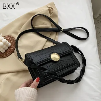 

[BXX] Small PU Leather Crossbody Bags For Women 2020 Lady Luxury Shoulder Handbags Female Travel Fashion Cross Body Bag HN926