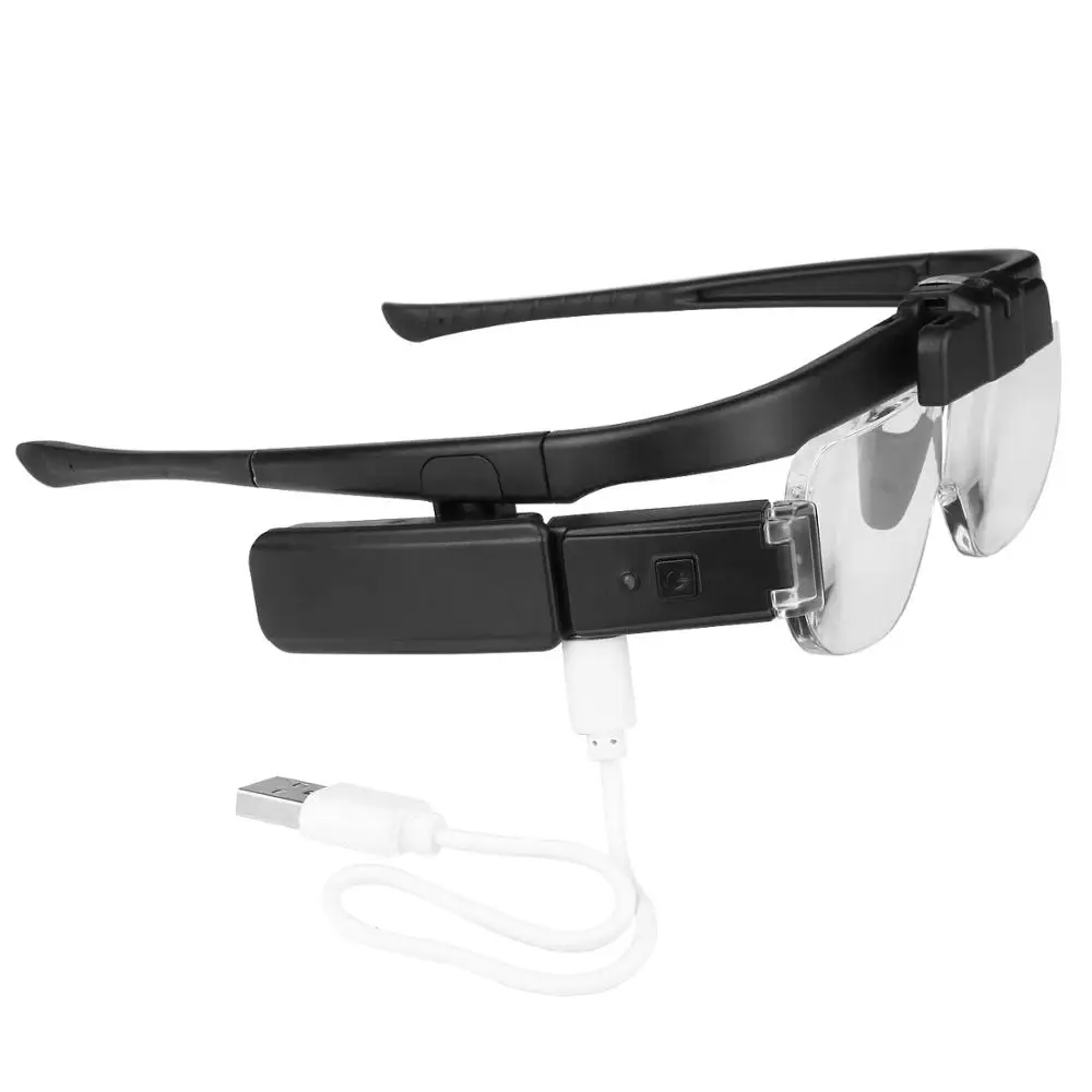 Magnifying Glass Reading Magnifier USB Rechargeable Reading Glasses Magnifier 1.5X 2.0X 2.5X 3.5X 4.0X 4.5X for Reading Illuminated