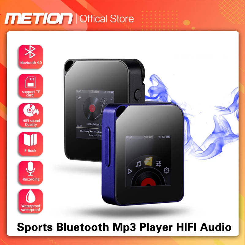 spotify mp3 player 2021 Small Sports MP3 player Bluetooth student version Walkman music player novel reading e-book MP4 video player with Earphone mp3 music player