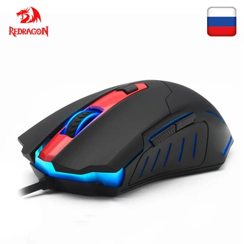 

Redragon PEGASUS M705 USB Gaming Mouse Wired 7200 DPI 7 Buttons Ergonomic For Desktop Computer Programmable Mice Gamer LOL PC