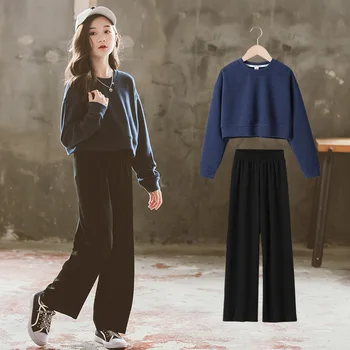 

Autumn big girls Sport Suit Teenager Clothing Set Girls Clothes overall Kids Pants Kids Tracksuit For Girls Clothing Sets