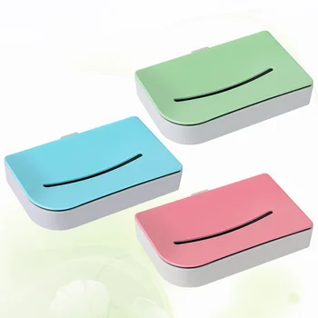 

3pcs Double-layer Soap Dish Plastic Soap Box Bathroom Draining Soap Rack Practical Soap Storage Container for Bathroom Home (Gre