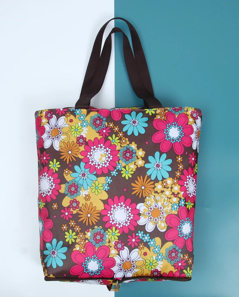 

2019 Oxford Reusable Shopping Bags travel Women Tote Bag Portable Cloth Eco Grocery Bag Large Capacity Handbags