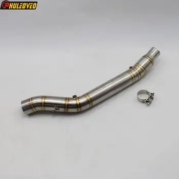 For Suzuki DRZ400 2006-2007 DRZ400S 2000-2022 DRZ400SM 2005-2021 Motorcycle Exhaust Mid Link Pipe Connect 51mm Muffler Exhaust