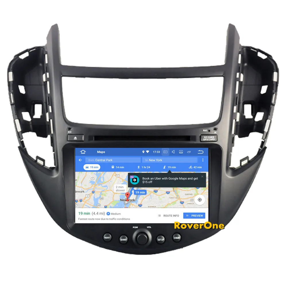 RoverOne Автомобильный мультимедийный плеер для Chevrolet Trax 2013 Android 9,0 Восьмиядерный авторадио радио стерео DVD gps навигация