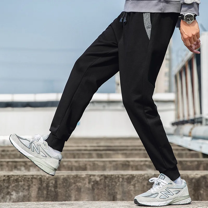Sweatpants Winter Pants Men Men Jogger Plus Velvet