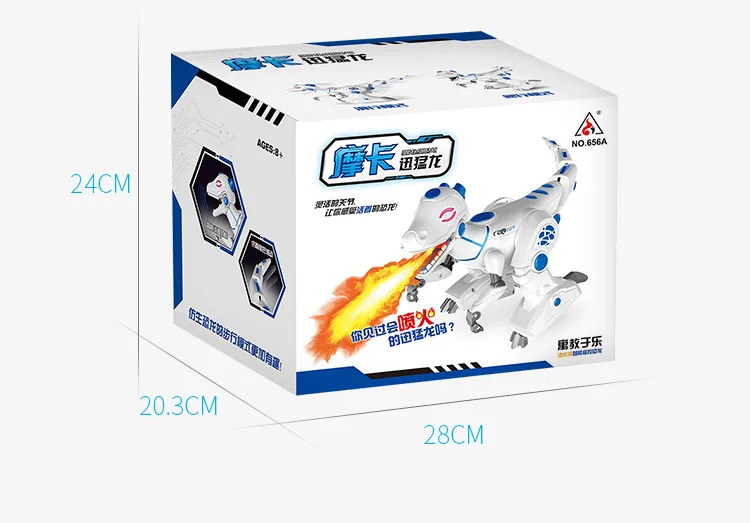 Children Remote Control Dinosaur Toy Oversized Smart Simulated Animal Will Walk Electric T-Rex Robot Boy