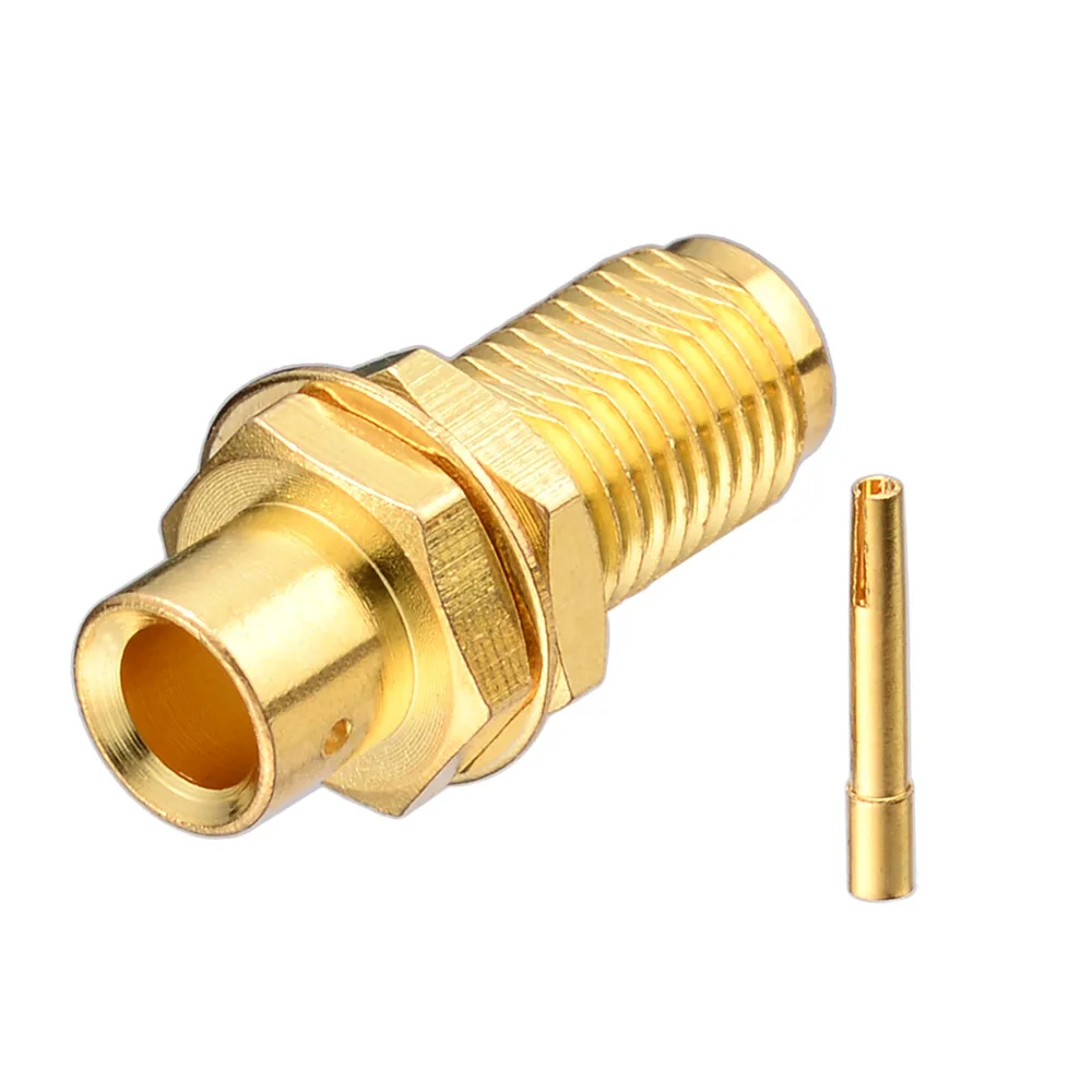 SMA Male Straight RF Coaxial Connector for Semi Rigid Cable