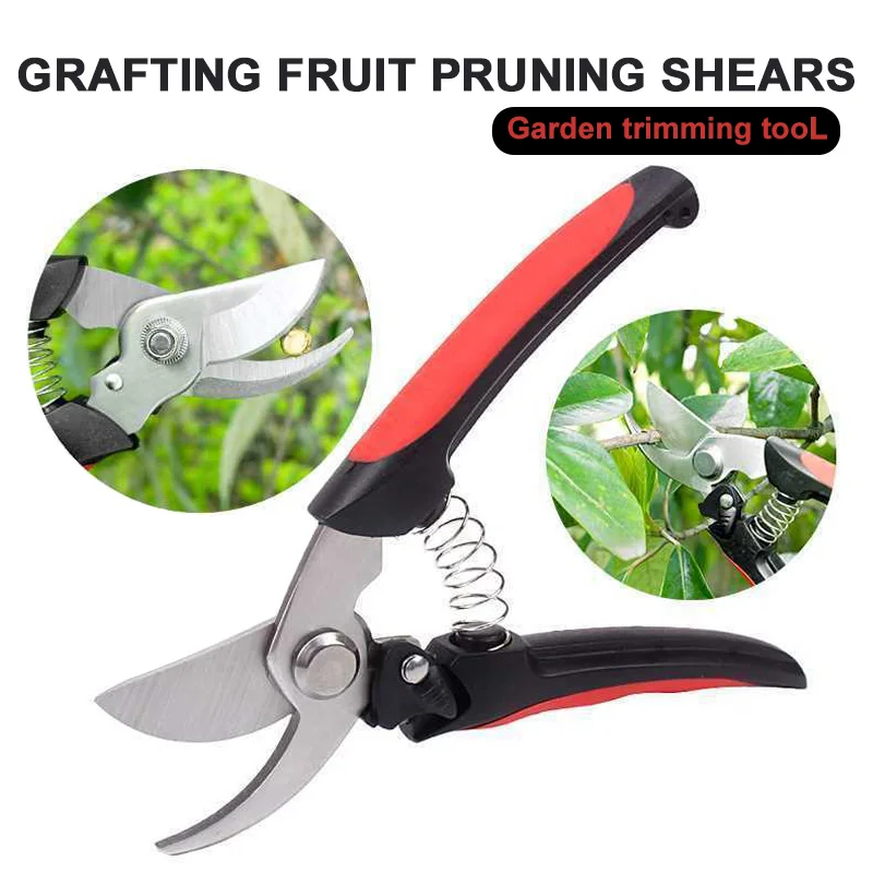 

Gardening Scissors Pruning Shears Coarse Branch Shear Flowers Black Stainless Steel Sturdy Durable Tree
