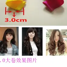 20 шт. бигуди плюс 4 крючка для волос удивительный 75 см длинные волосы бигуди Набор без электричества, без нагрева, без волос, вьющиеся волосы инструменты