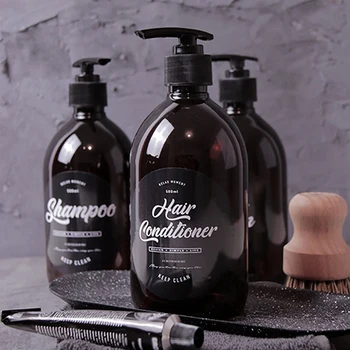 

Ins Simple Divided Bottle Shampoo Shower Gel Conditioner Lotion Empty Bottle Press Bottle With Tagged Beauty Cosmetics Tools