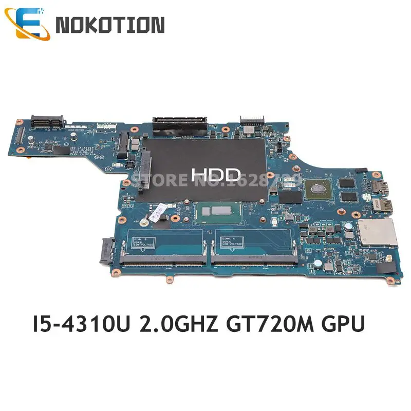 NOKOTION ноутбук материнская плата для Dell Latitude E5540 CN-02PXJY 02PXJY 2PXJY VAW50 LA-A101P SR1EE I5-4310U 2,0 ГГц GT720M gpu