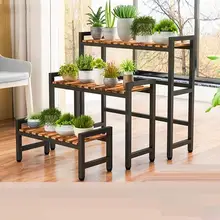 Estante Para Rak Bunga дерево Etagere Pour Plante Soporte Plantas интерьер растения на балконе стойки открытый полка цветок стенд