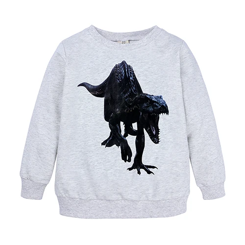 Style 019 Хлопковый свитер футболка футболки с длинными рукавами для мальчиков tyrannosaurus, повседневные топы, футболки, весенне-Осенняя детская одежда DSY394 - Цвет: Style 019