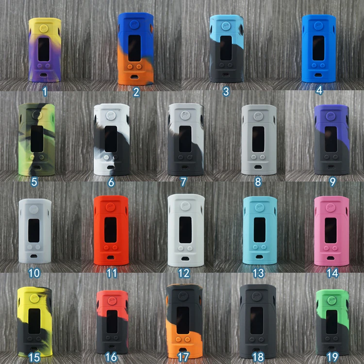5 шт. защитный силиконовый чехол для Wismec RX300 Pod Mod Vape kit текстура кожи резиновый