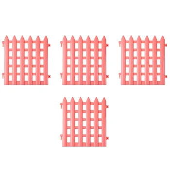 

4pcs Plastic Pet Enclosure Indoor Pet Barrier Pet accessories Safety Barrier Pet Playing Enclosure for Dog Pet Pig