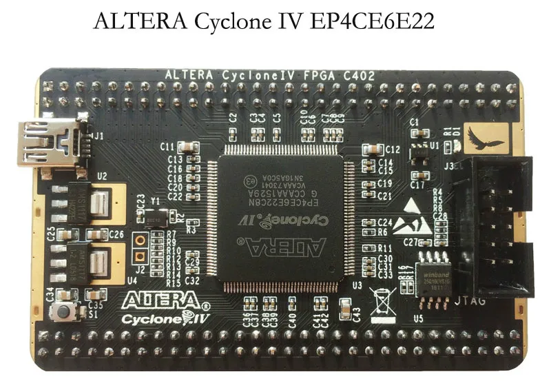 Макетная плата FPGA Core Board C402 ALTERA CYCLONE IV EP4CE6 оборудование с открытым исходным