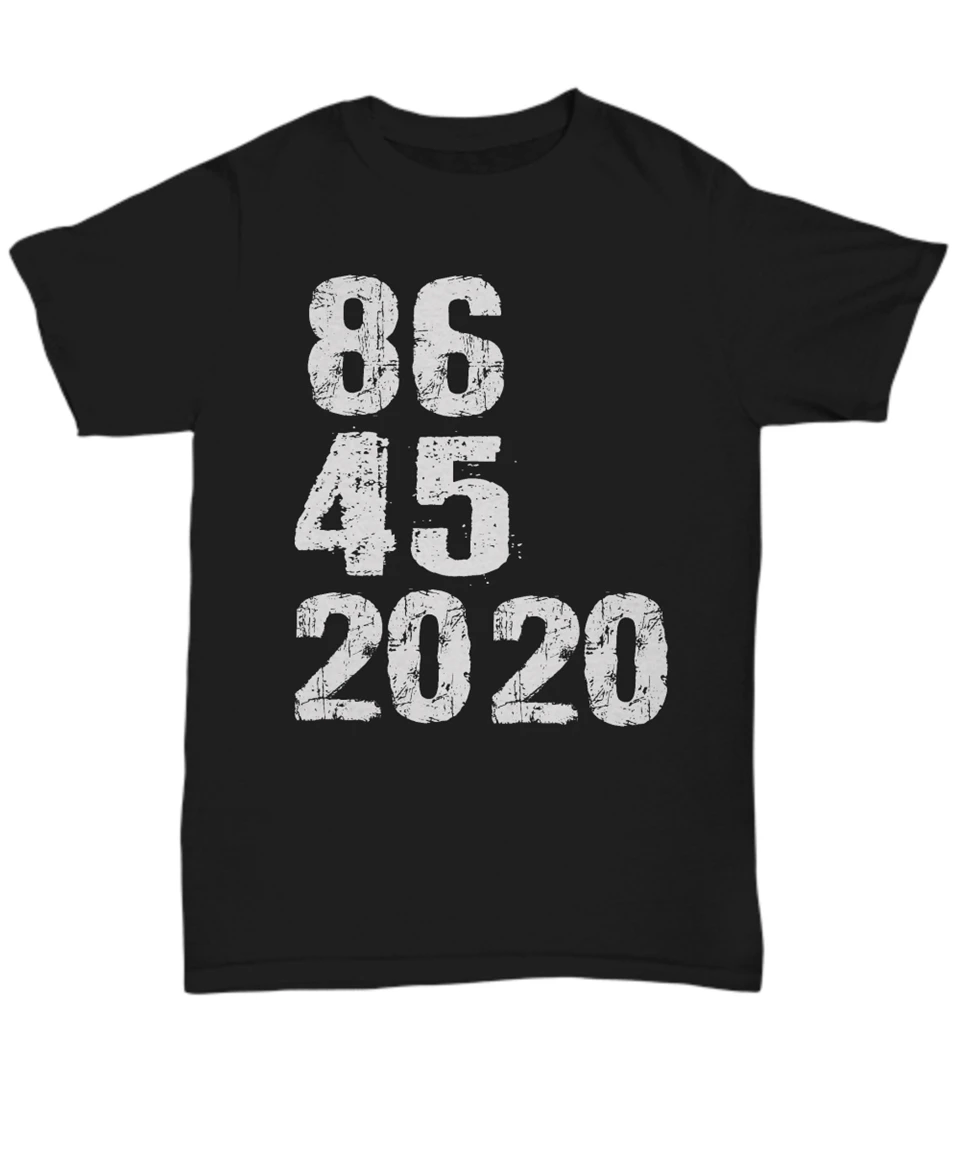 86 45 2020 Анти-Трамп футболка I Hate Trump Not My President смешная политическая Подростковая