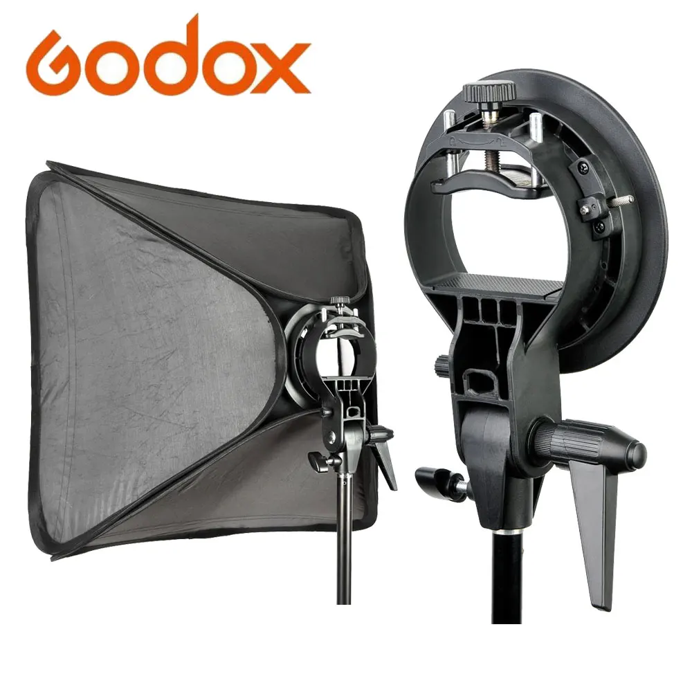 

Godox PRO Godox S-Type Bracket Bowens Mount Holder for Speedlite Flash Snoot Softbox Godox AD-360