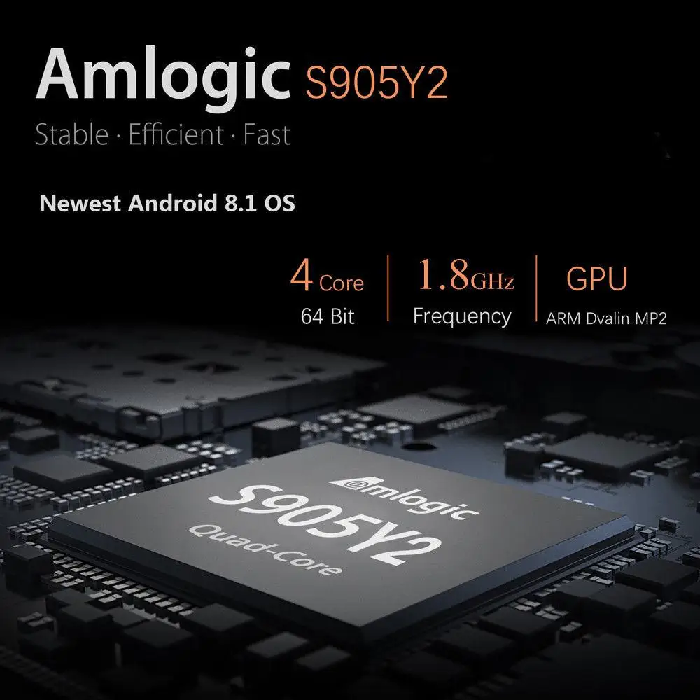 ТВ приставка Android 8,1 4-ядерный 4 Гб+ 32 ГБ DDR4 WiFi 100 Мбит/с H.265 медиаплеер US Plug Smart Android tv BOX QKCr60