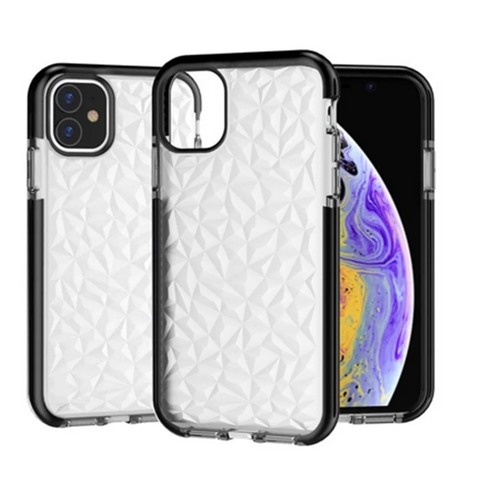 Роскошный силиконовый ударопрочный чехол для iPhone 11 PRO MAX Xs Max XR 7 8 PLUS 7Plus Diamond Coque 2019