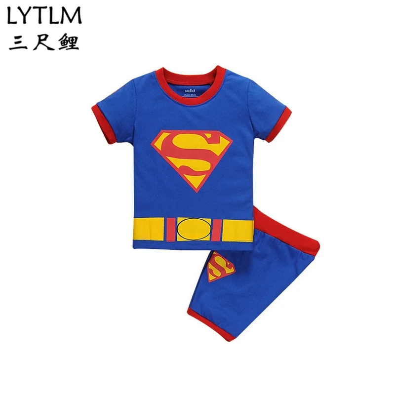LYTLM Amazing Spiderman Costume Summer Children Clothing Sets Cartoon Kids Clothes Brands Tracksuit for Boy Pajamas Sport Suits - Цвет: 084