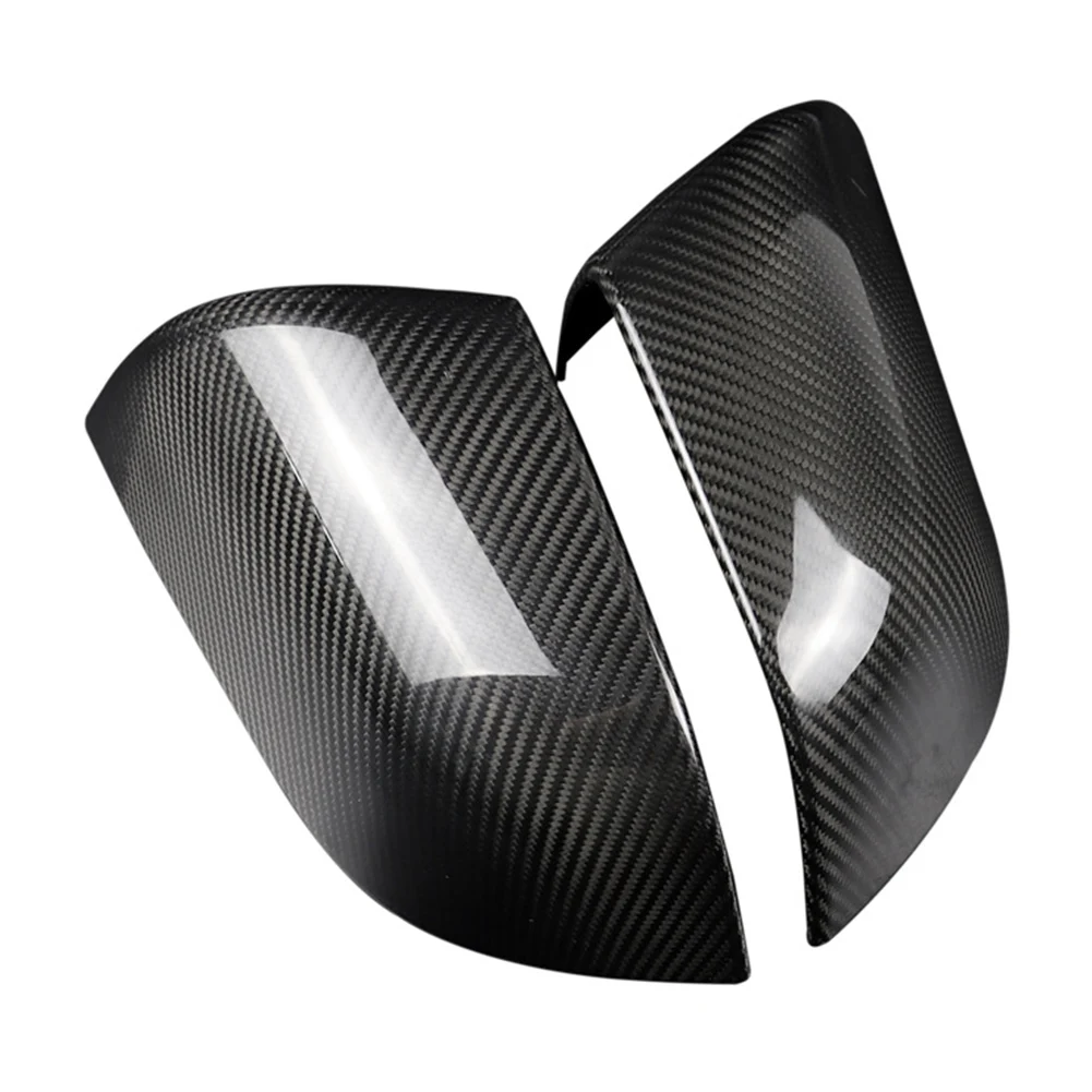 

2pcs Carbon Fiber Sticker Exterior Vehicle Protective Side Mirror Cover Cap Accessories Auto Car Styling For Tesla Model 3