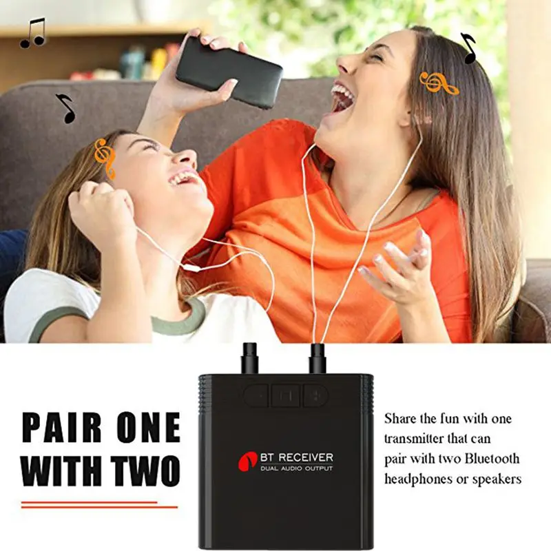 NEW-3.5mm Bluetooth Dongle аудио музыка беспроводной приемник адаптер для динамика