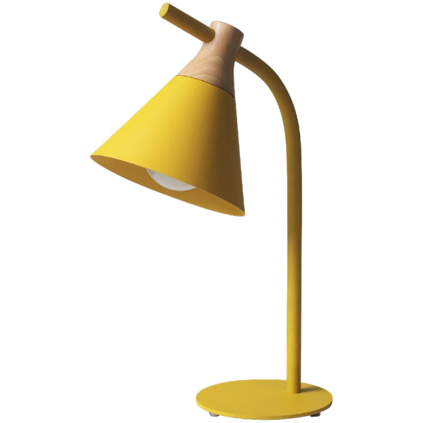 

Nordic Creativity Led Children Eye Protect Study Table Lamp Office Bedroom Bedside Foyer Light Art Desk Lamp